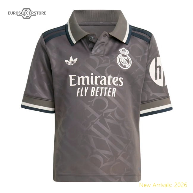 Professional-Grade 2024-2025 Real Madrid Third Youth Kit (Ronaldo 7)