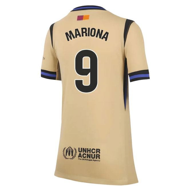 Kids Barcelona Soccer Club Contemporary Away Game Jersey