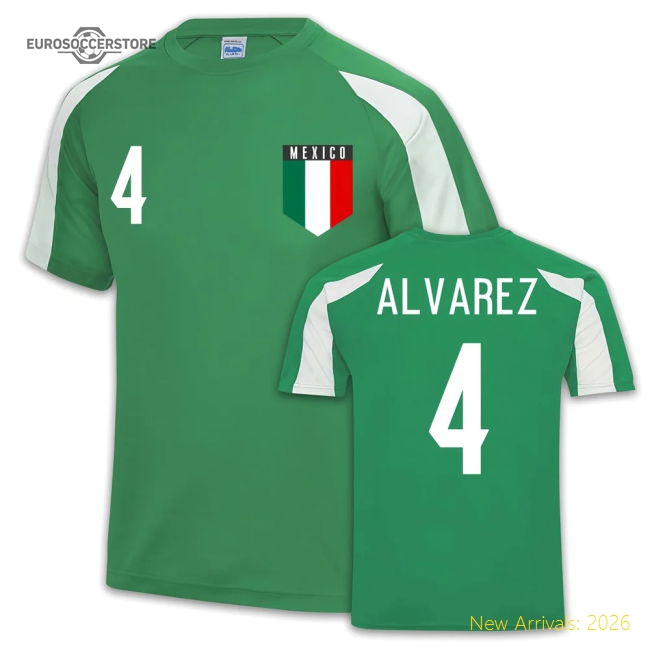 Mexico National Teams Sports Training Jersey (Edson Alvarez 4)