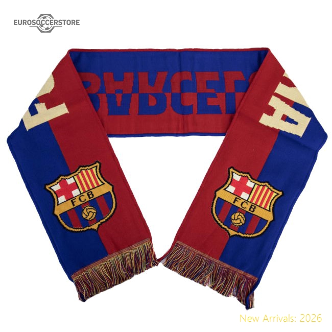 Fc Barca Colour Split Scarf - Supporter Edition - Fan Design