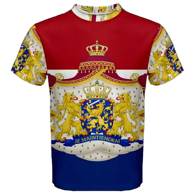Netherlands Coat of Arms Sublimated Sports Jersey