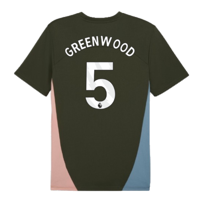 2024-2025 Man City Shirt (Myrtle) (Greenwood 5) (Myrtle)