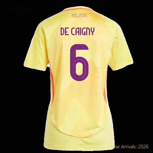 Football Team Womens De Caigny Luxury Jersey Moisture-wicking