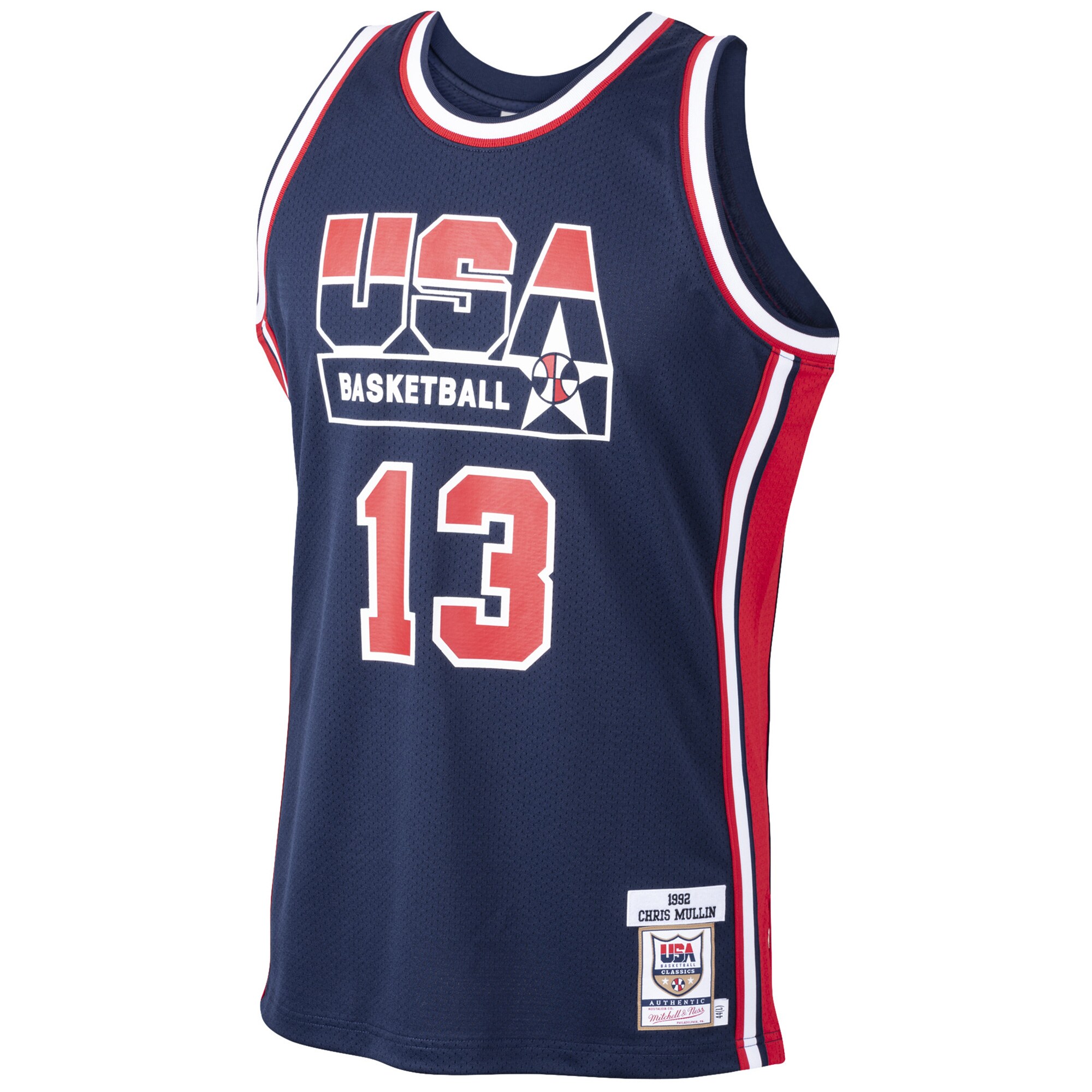 [LK] Chris Mullin USA Basketball 1992 Dream Team Authentic Jersey - Navy