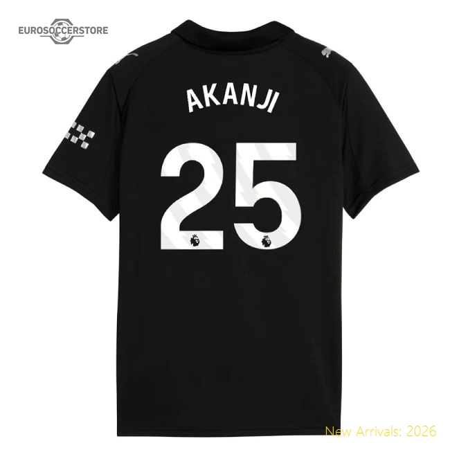 Professional 2025-2026 Man City Secondary Mini Kit Akanji 25