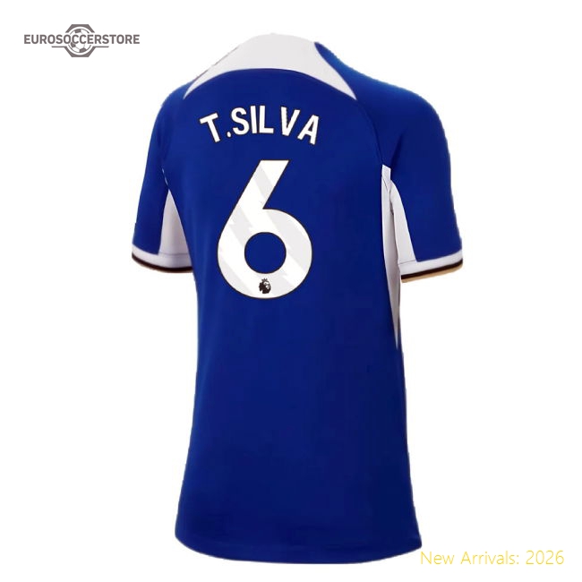 Soft Kids Chelsea T.silva Jersey 2023-2024 Quick-dry Puma Drycell