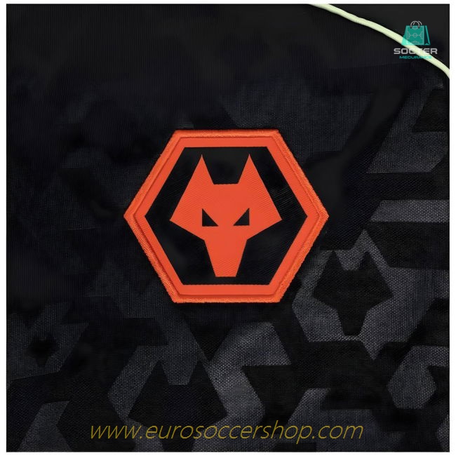 2024-2025 Wolves Pre Match Anthem Jacket (Black)