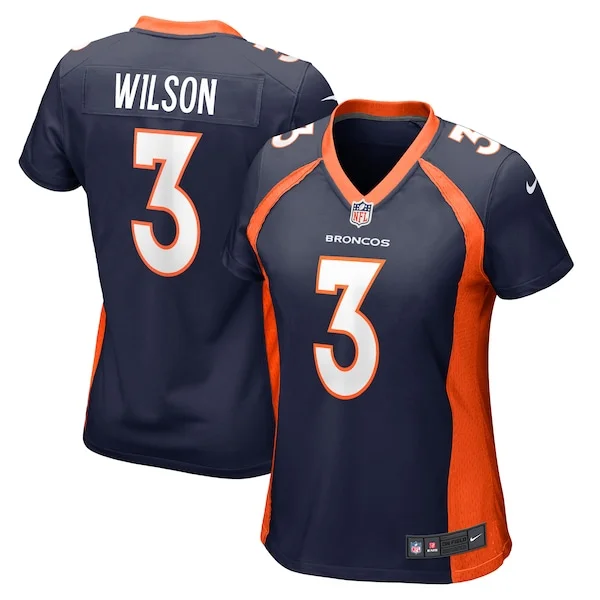 None Russell Wilson  Jersey - Navy | NFL Player Jersey | NFL Football