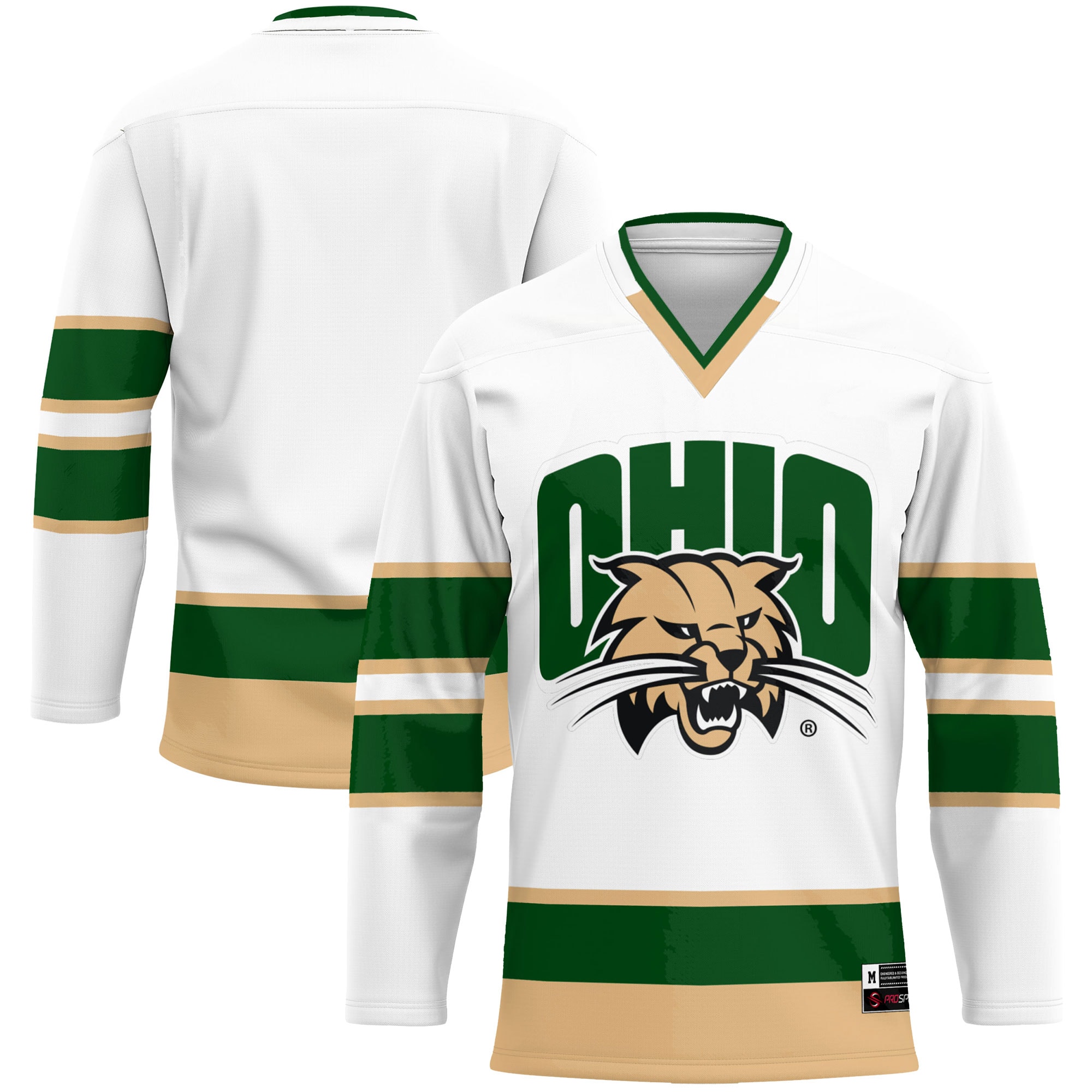 [NJP] Ohio Bobcats GameDay Greats Hockey Jersey - Green