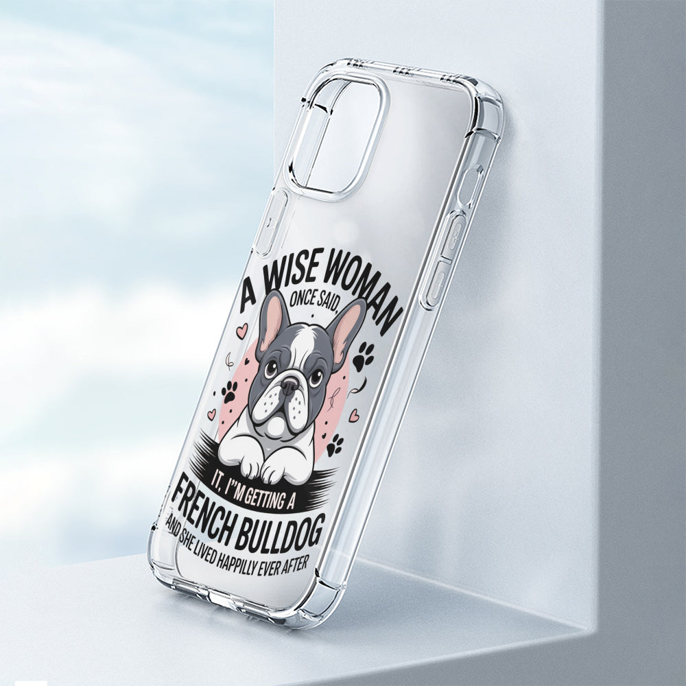 French Bulldog Mia Clear Silicone Phone Case For Iphone, Samsung &