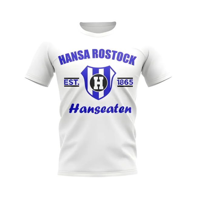 Hansa Rostock Established Football T-Shirt (White)