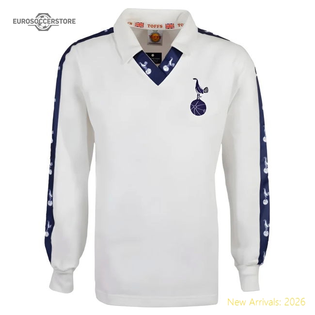 Official Tottenham Hotspur 1977-80 Home Retro Football Shirt