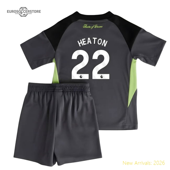 2025-2026 Man Utd Home Goalkeeper Mini Kit (Heaton 22) For Premier