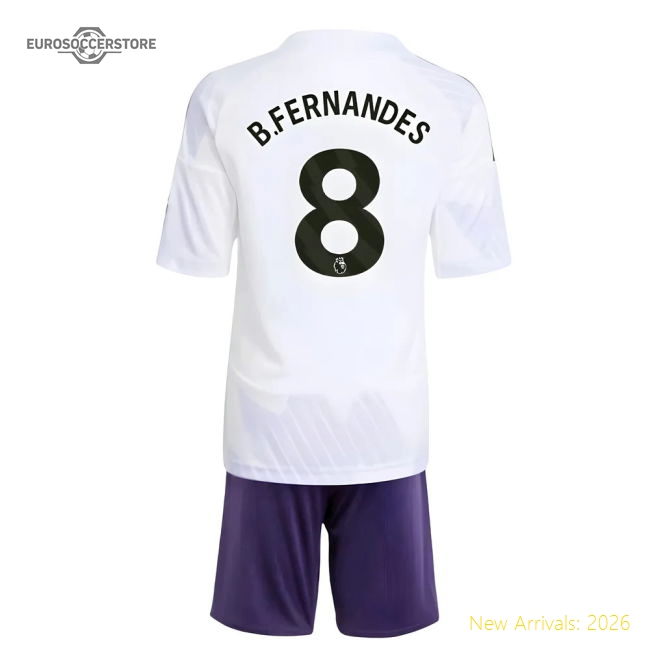 2025-2026 Man Utd Away Mini Kit (bfernandes 8) - Affordable