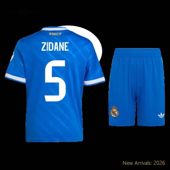 2025-2026 Real Madrid Third Mini Kit (Zidane 5)