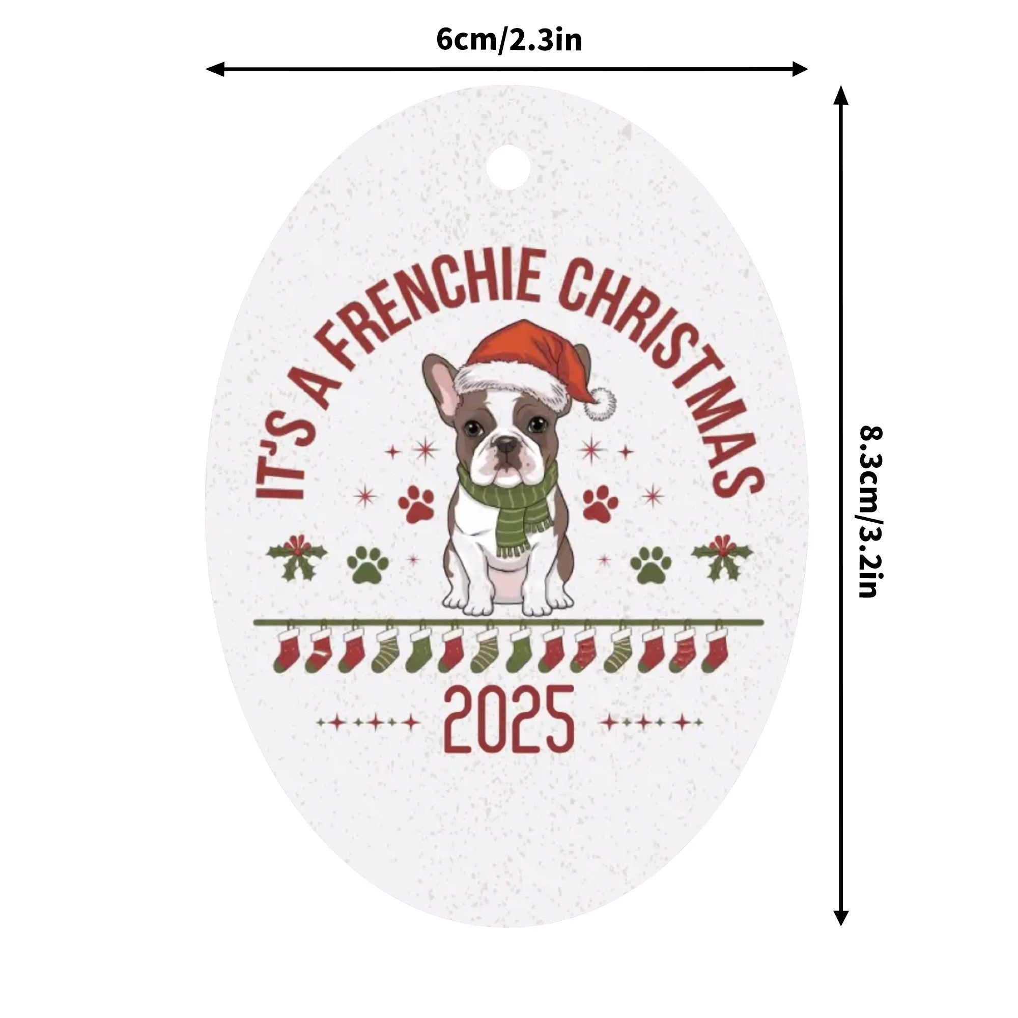 Comfortable Premium Loaf - Bulldog Christmas Ornaments Winter Wear