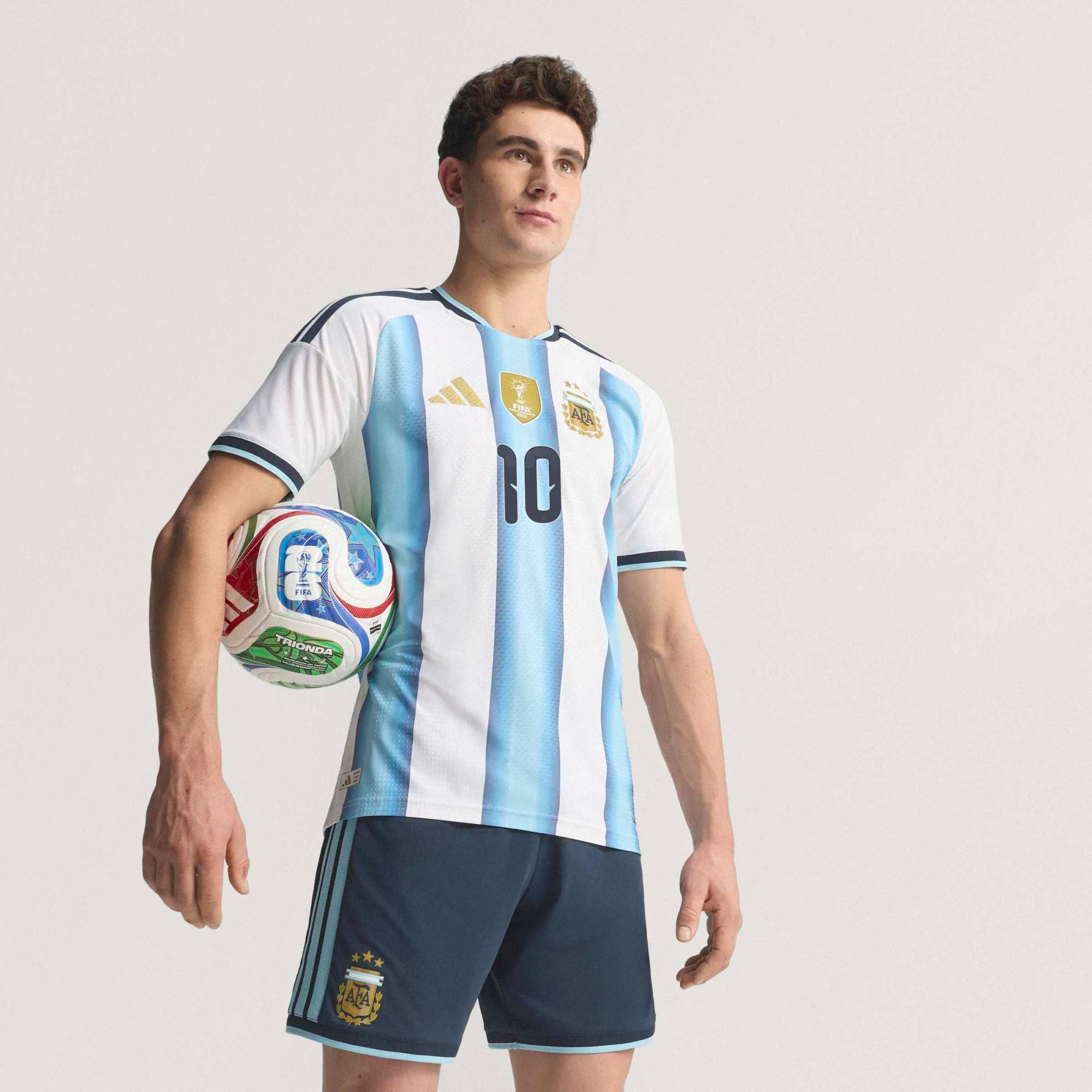 [SPK] Lionel Messi Argentina National Team adidas 2026 Home On-Field Authentic Jersey - White