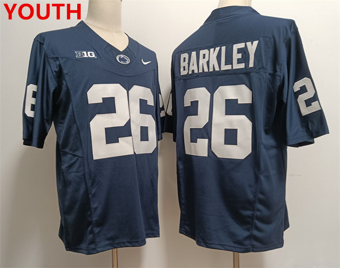 Men's None Game 2024 high quality Saquon Barkley #26 official Jersey