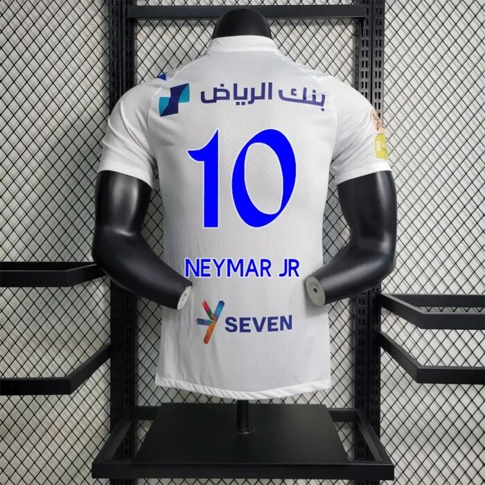 2324 Al Hilal Saudi Nermar Jr 10 Away Soccer Jersey Football Shirt