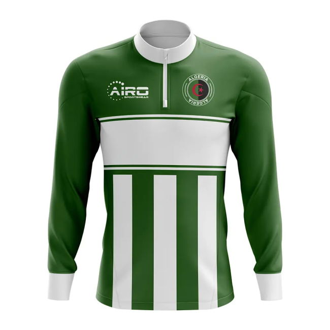 Match-Ready Elite Algeria Concept Football Half Zip Midlayer Top