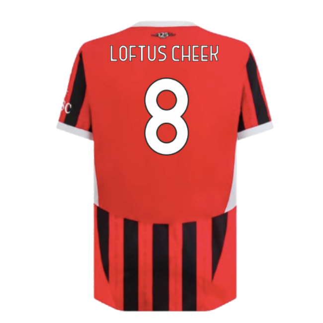 2025-2026 AC Milan Home - moisture-wicking football shirt