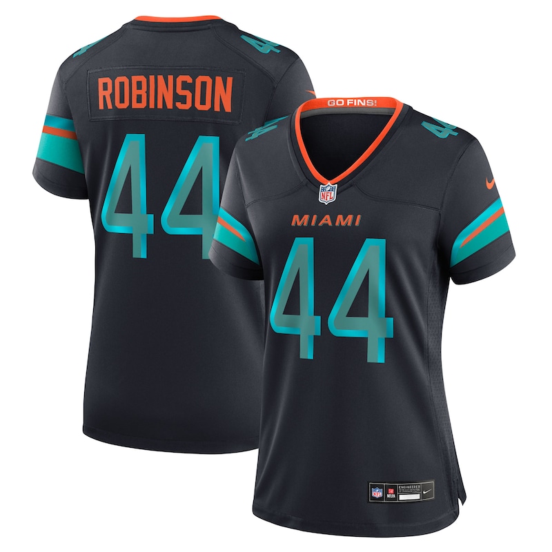 None Chop Robinson MIA Dolphins Dynamic Authentic Jersey Football Appa