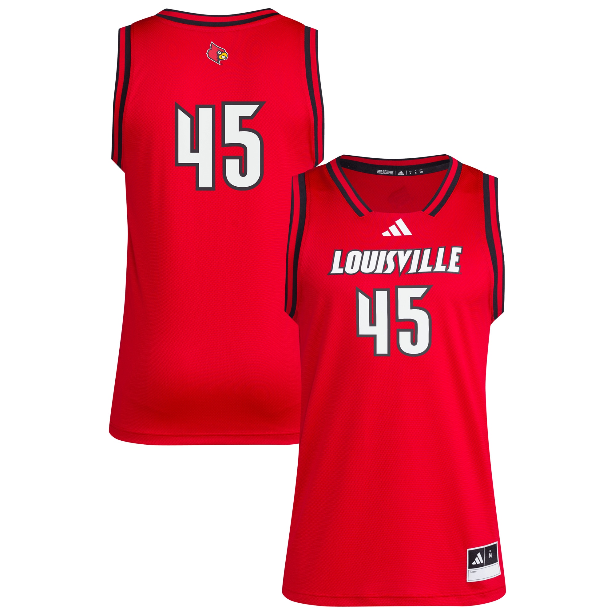 [NJP] Louisville Cardinals Replica Swingman Jersey - Red
