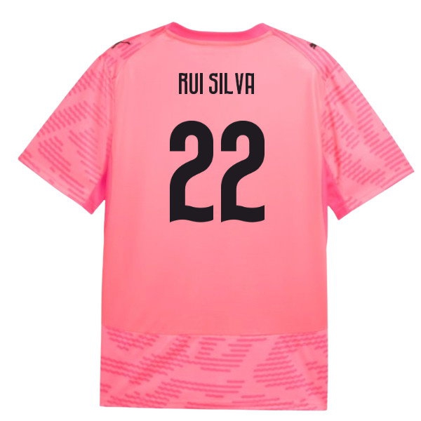 [DDJ] 2026 2027 Portugal Shirt Silva Home Goalkeeper Uniform (Pink) (Rui 22)