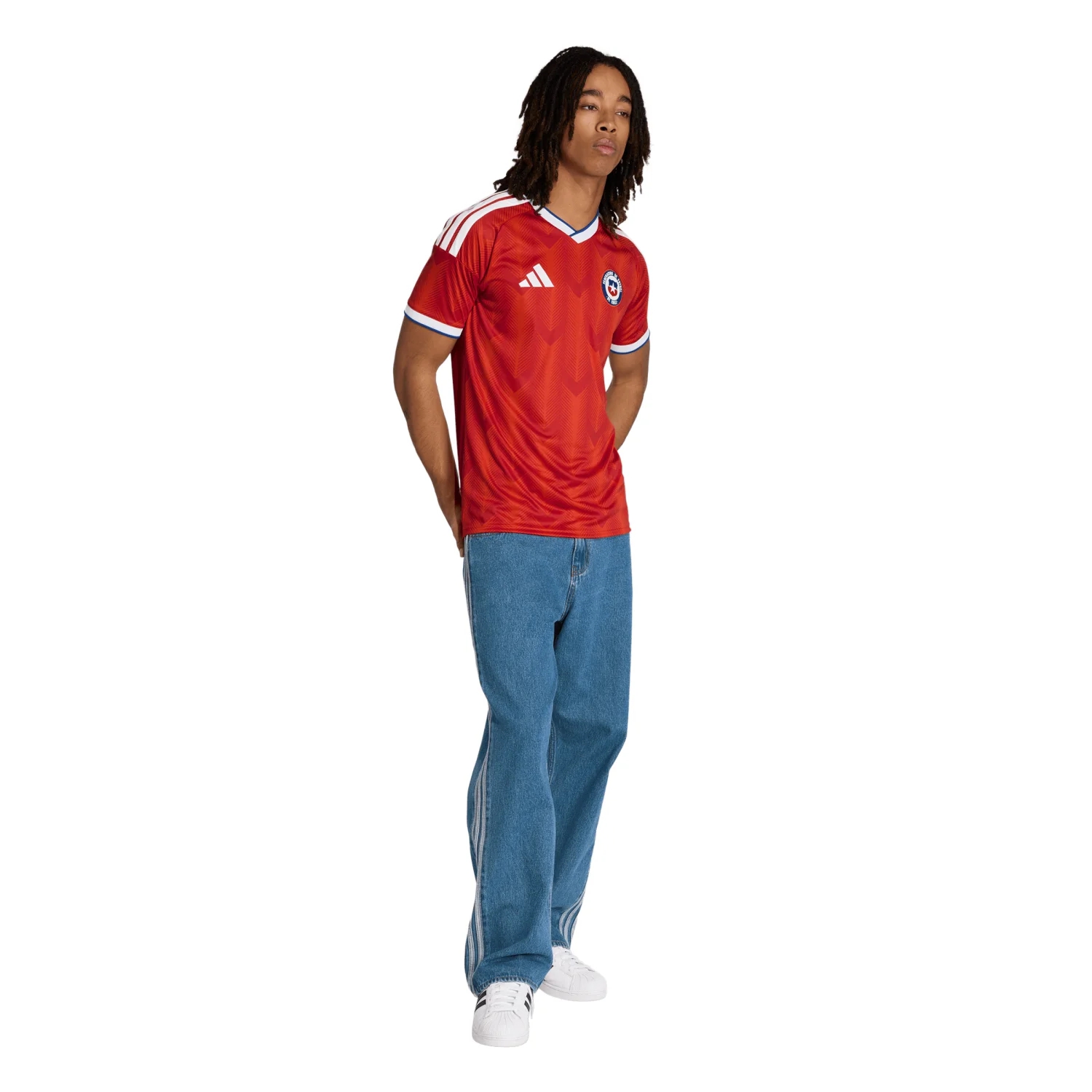 Chile 2026 Home Jersey - Men's | Slim Fit Climacool+ Football Shirt Condor Inspired Design