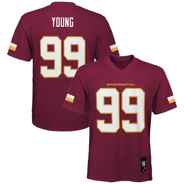 Performance None Replica Jersey - Premium Burgundy NFL Fan Jersey |...