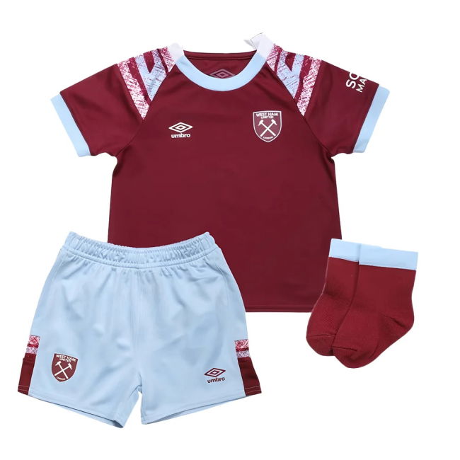 West Ham official style Home Kit 2022-2023 (Toddler