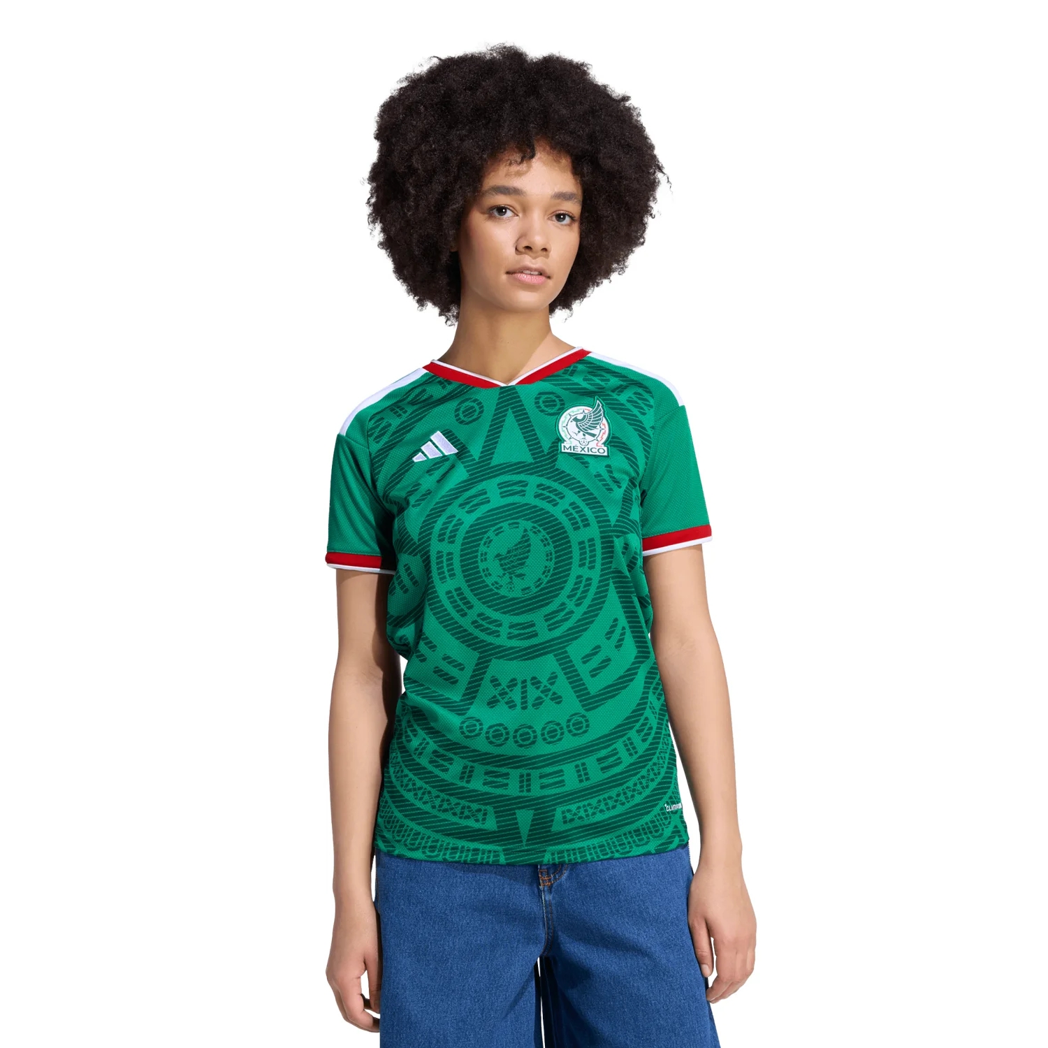 Mexico 2026 Home Jersey Women's - Green Host Nation Fan Kit