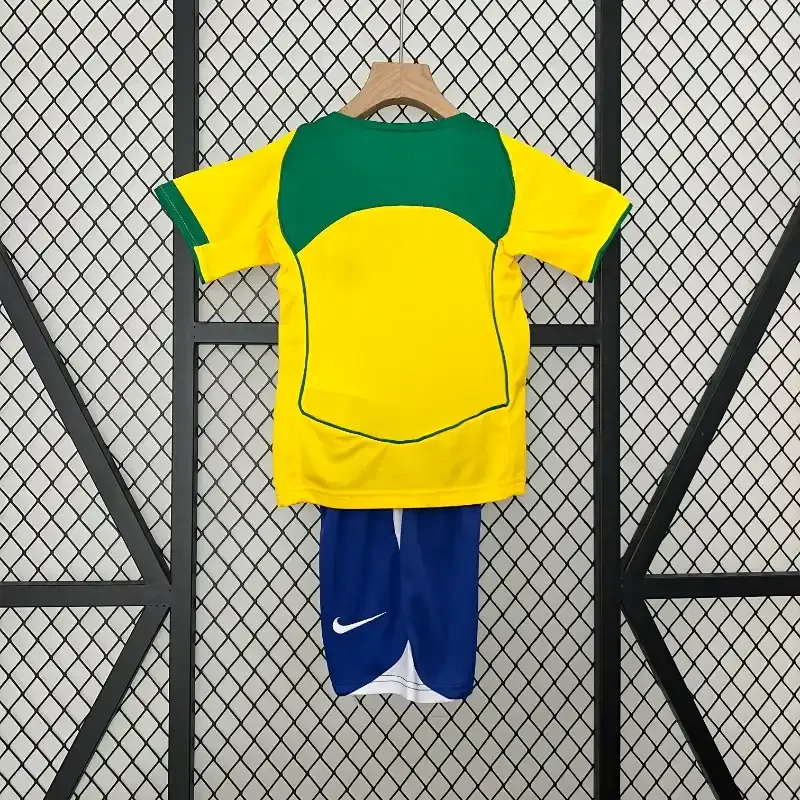 Cheap 2004 Kids Brazil jersey retro kit