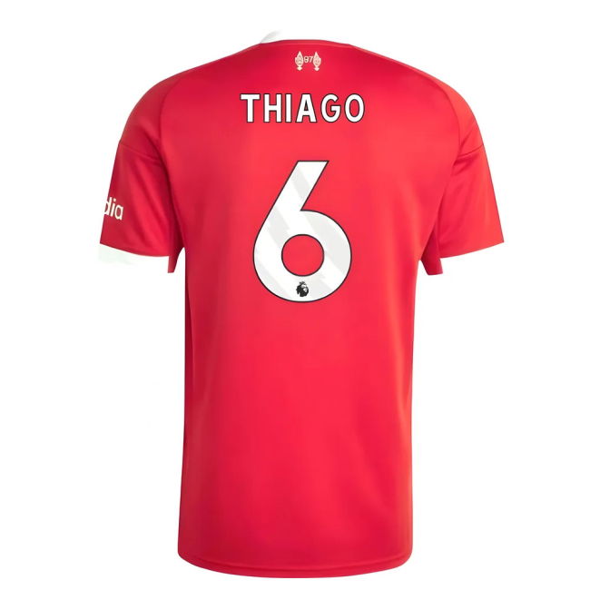 Authentic Design Licensed Liverpool Thiago #6 2025-2026 Campaign Je...