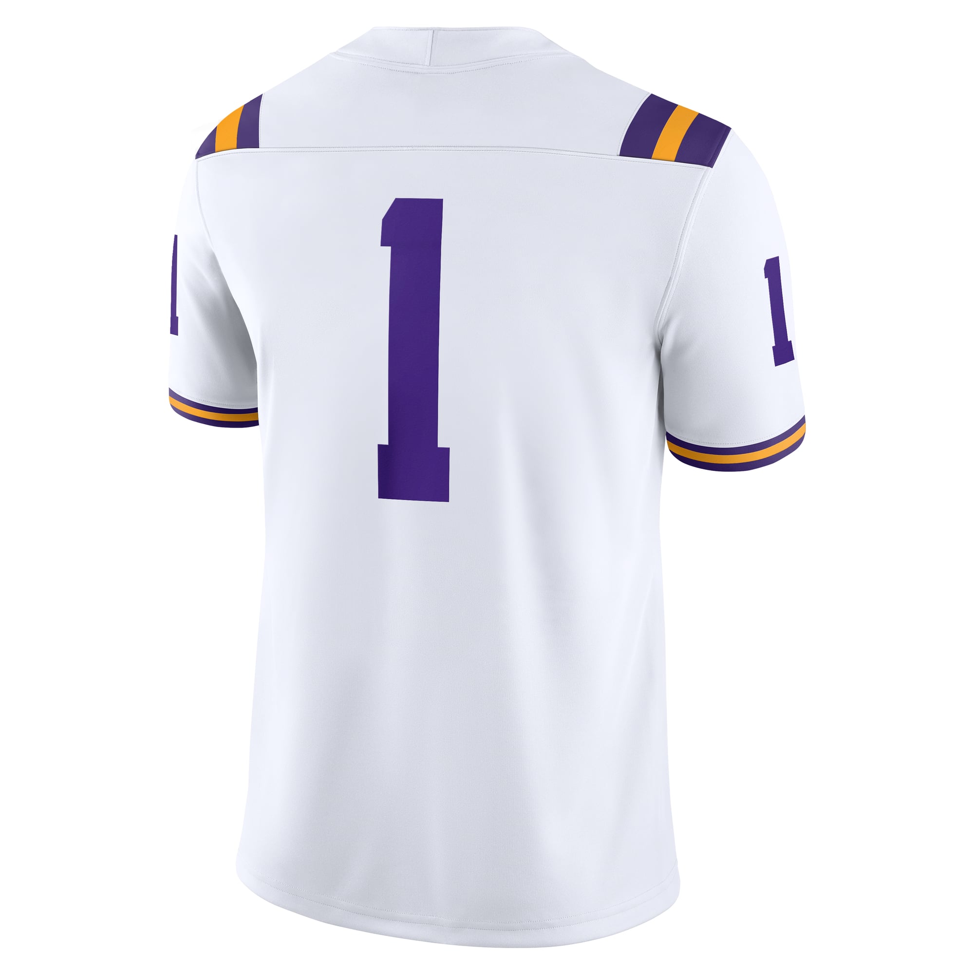 #1 LSU Tigers Nike Game Jersey - White