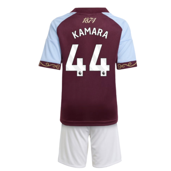 Durable Material Football Aston Villa Home Mini Kit Kamara #44 Mod...