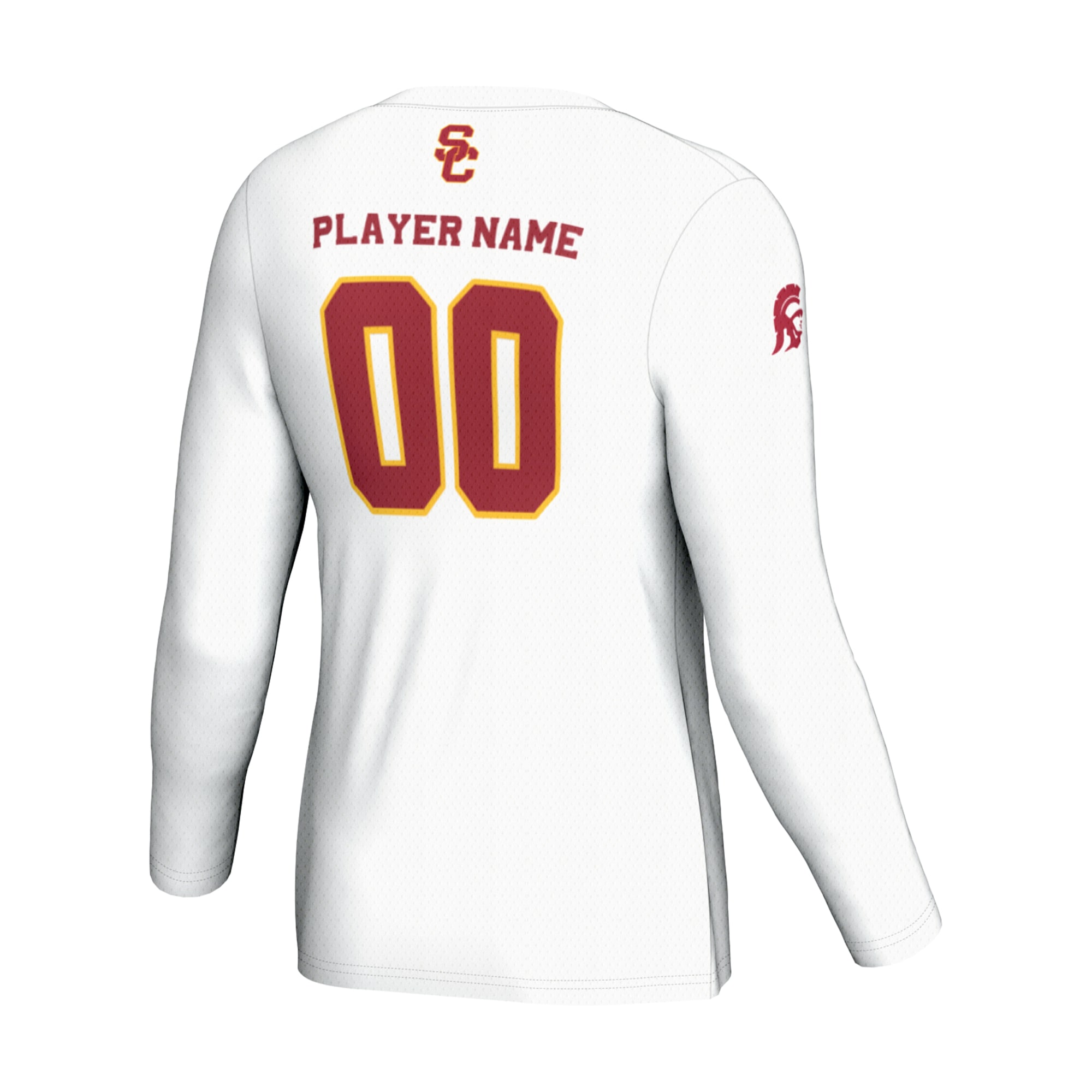 [NJP] USC Trojans GameDay Greats Youth NIL Pick-A-Player Lightweight Volleyball Jersey - White