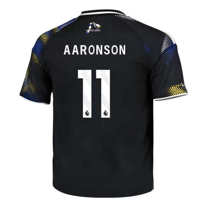 Kids New Performance Leeds Third Football Shirt (Aaronson 11)