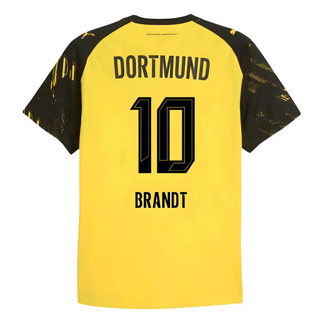 2025-2026 Home Shirt by Borussia Dortmund Authentic (Unisex