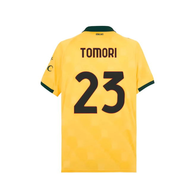 Genuine Rossoneri Tomori 2 #3 2024-2025 Season Vintage Fan Favor (v7)