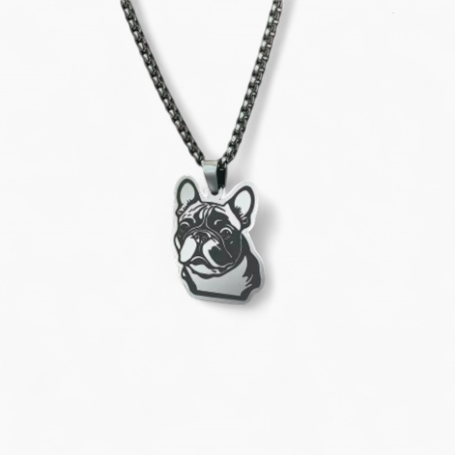French Bulldog Steelchie French Bulldog Stainless Pendant – Durable Dog