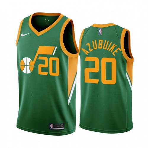 Green Utah Jazz #20 Jazz Jersey - Moisture-Wicking Game Day Wear
