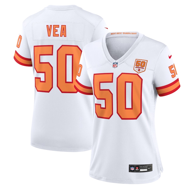 None Vita Vea 76 Tampa Bay Buccaneers Historic Franchise Replica Je...
