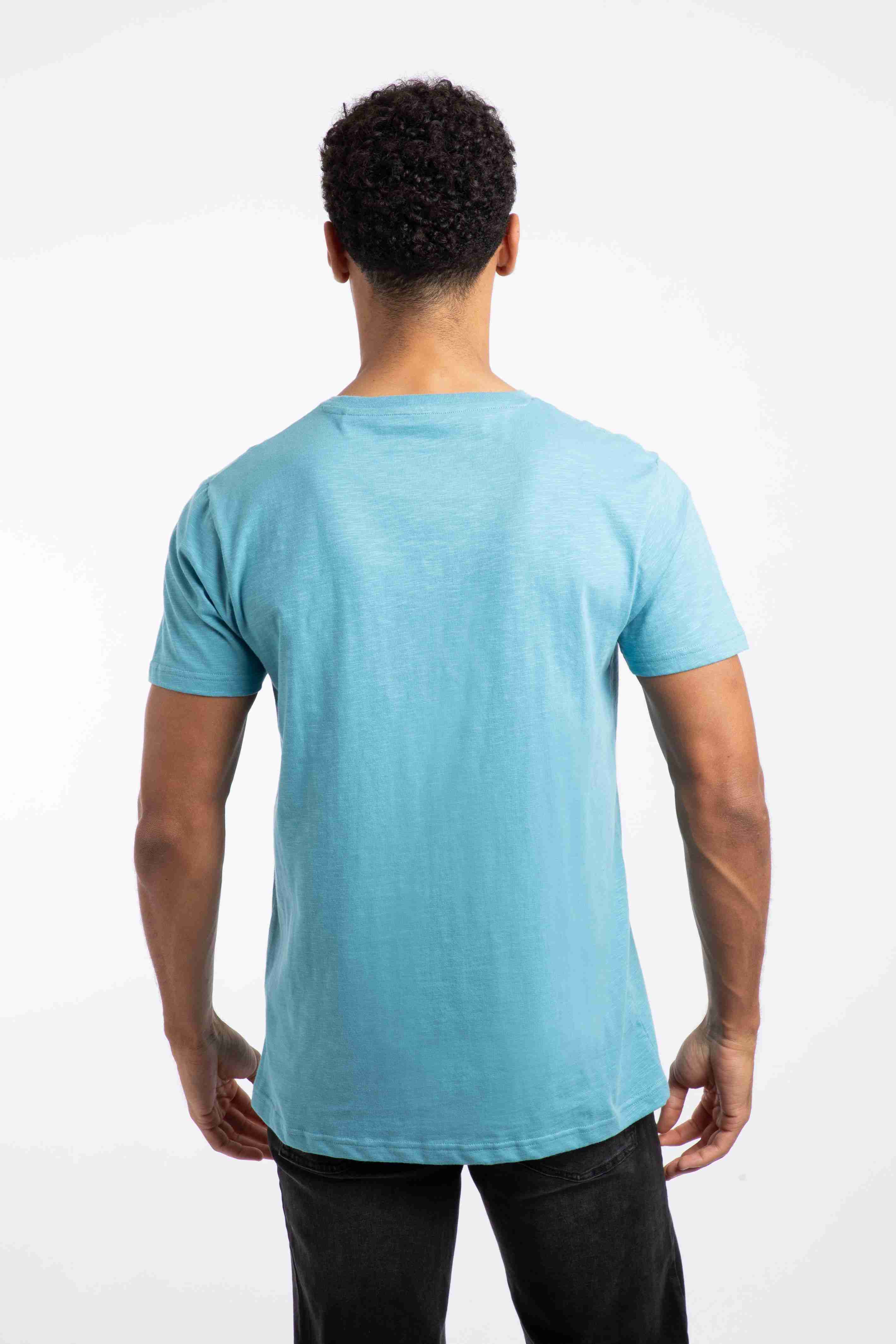 Fished Branded T-Shirt Smoked Blue