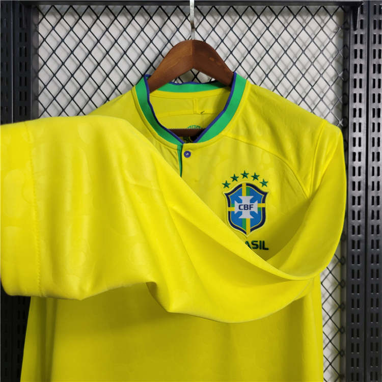 Advanced Fabric BRAZIL WORLD CUP 2022 HOME LONG SLEEVE SHIRT