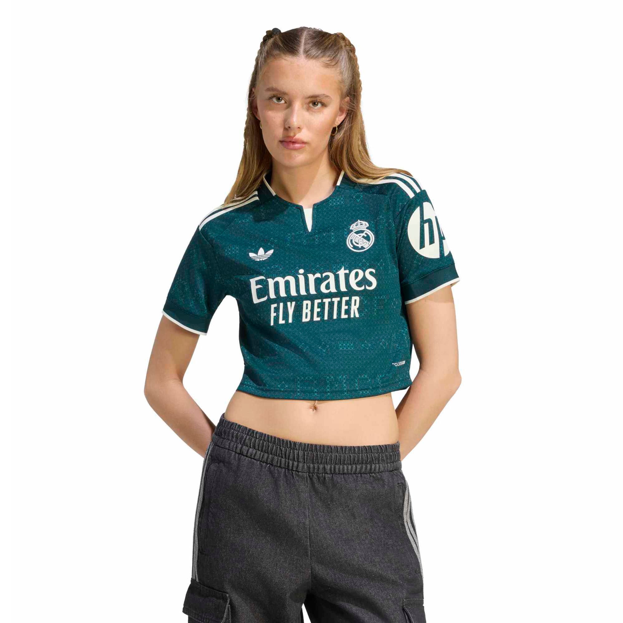 [SJH] Real Madrid Women's 2026/27 Away Cropped Replica Jersey - Green