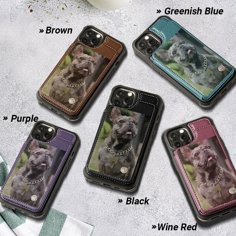 Personalized Leather Wallet Case For For Iphone & Samsung Indoor Comfort