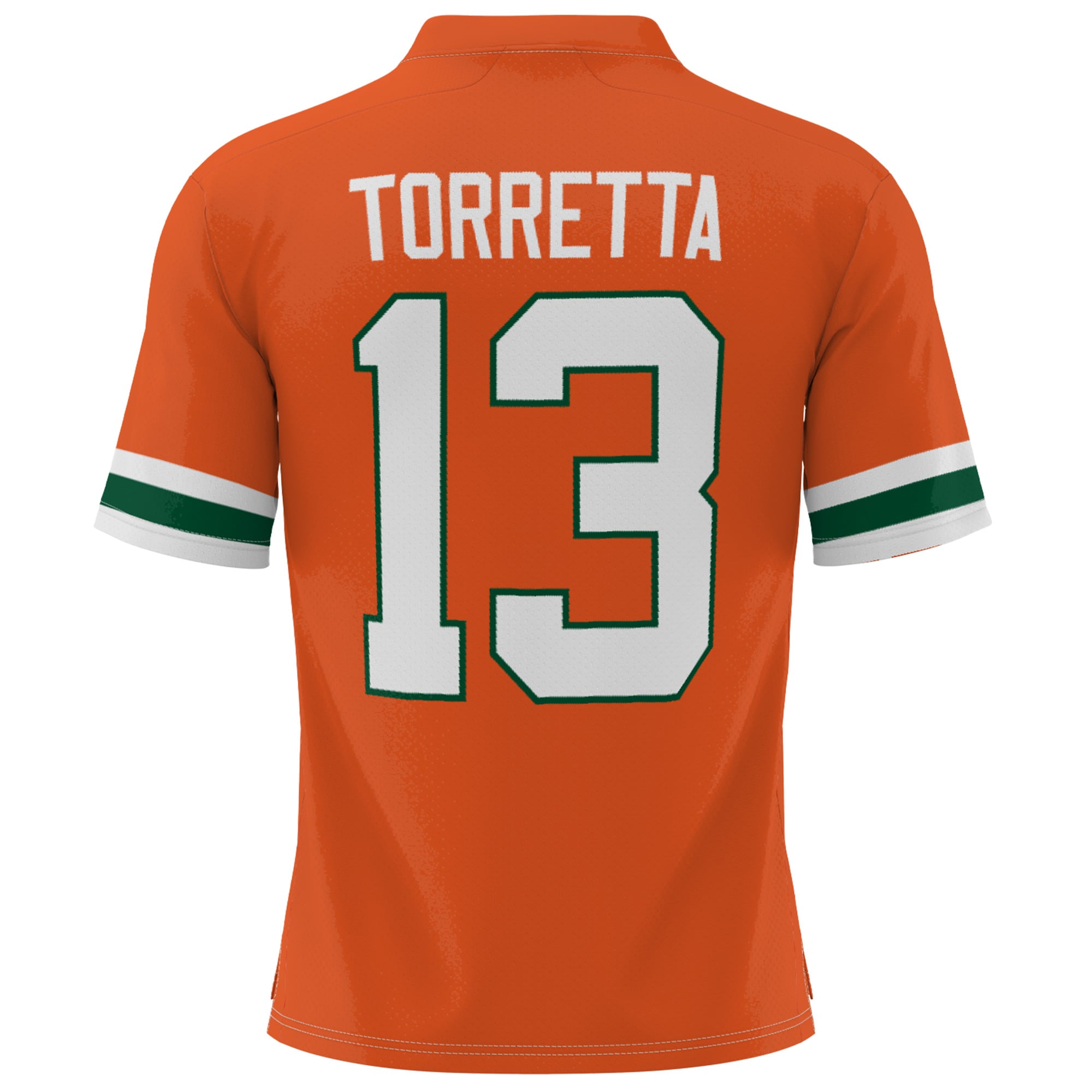 Gino Torretta Miami Hurricanes Heisman 2026 Season Football Jersey - Orange