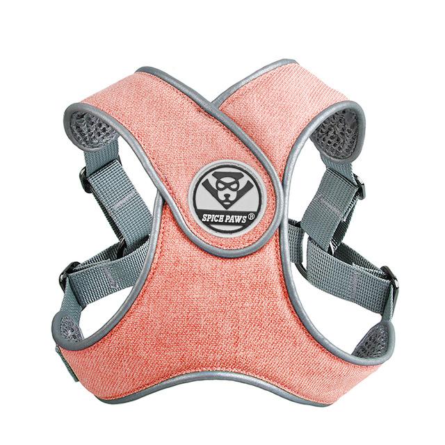 Vet-recommended Reflective - Bulldog Harness (ws56) Outdoor Use