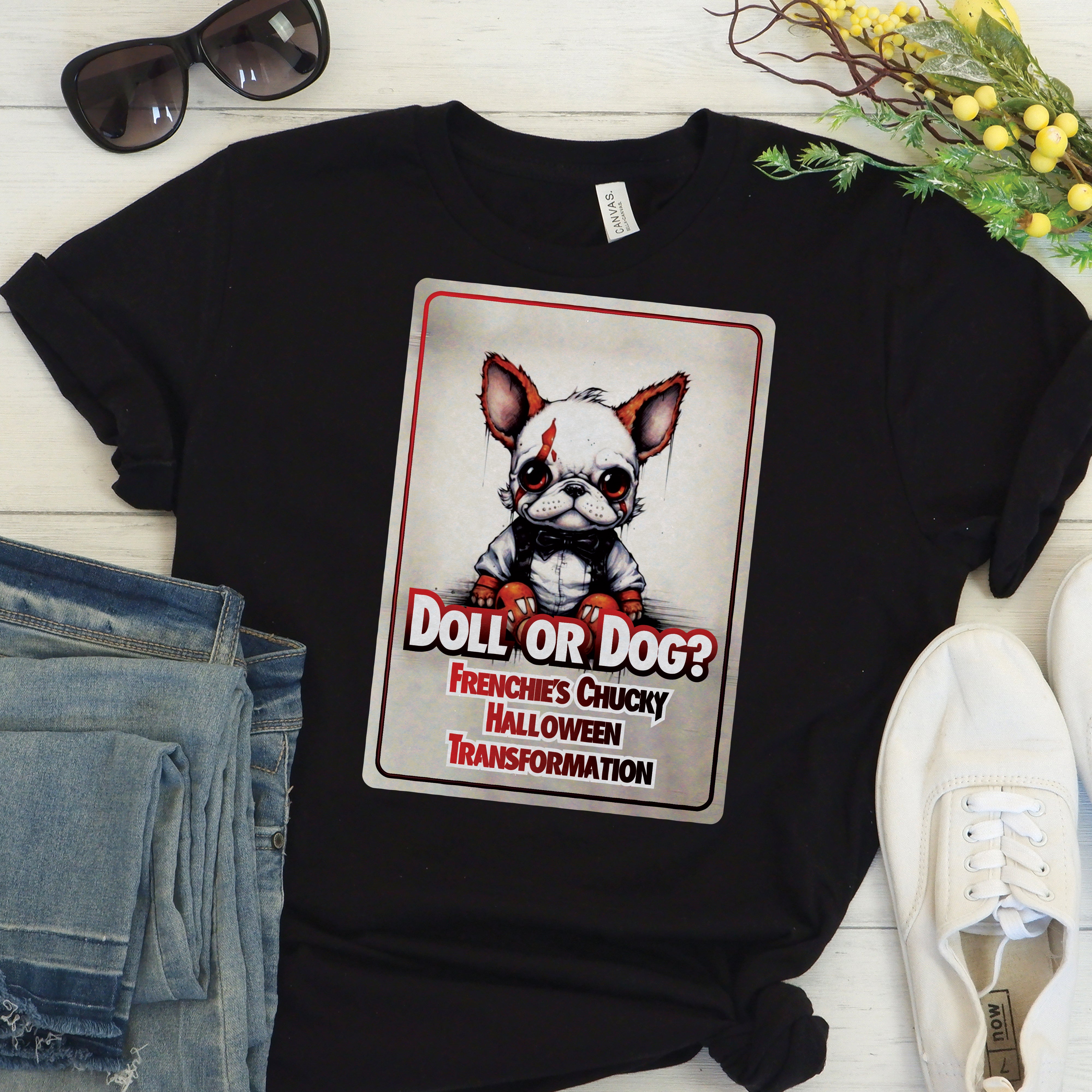 Frenchie x Chucky - Unisex T-Shirt